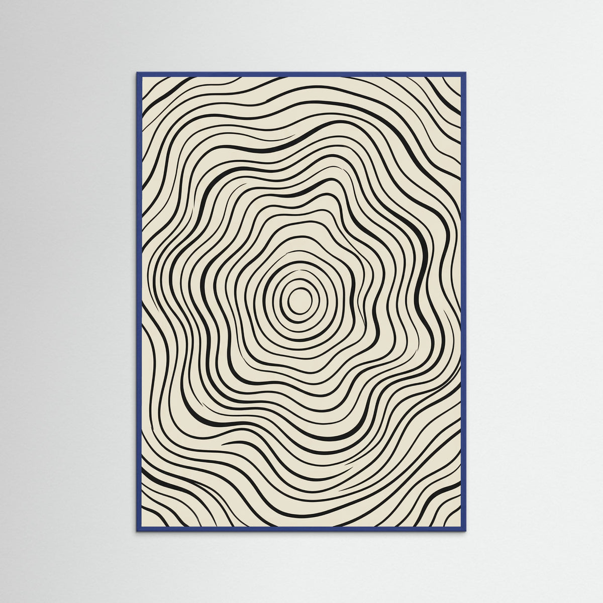 Blue Wood Organic Flow Black