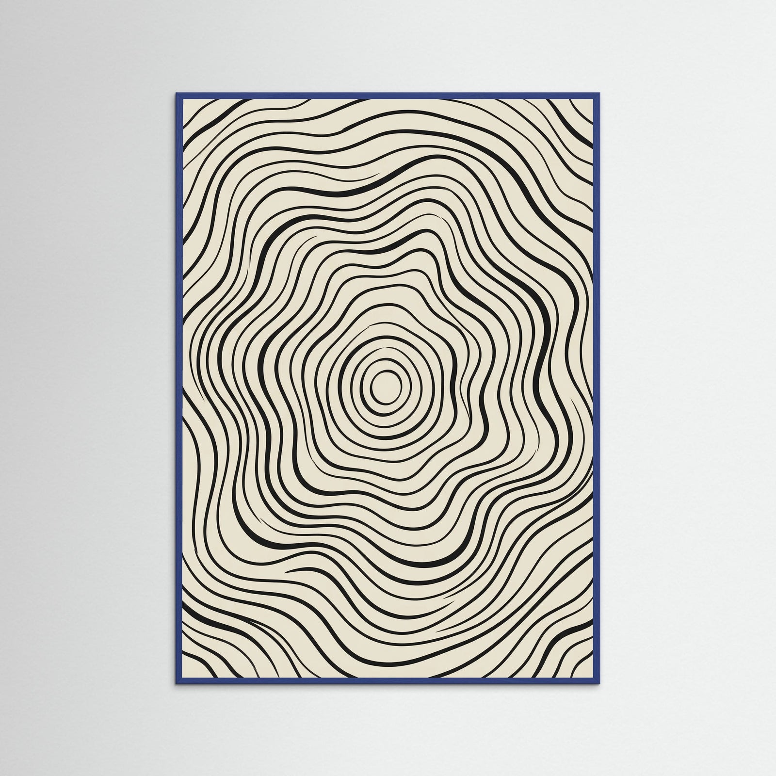 Blue Wood Organic Flow Black