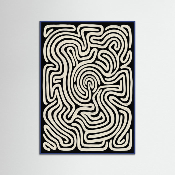 Blue Wood Organic Flow Black