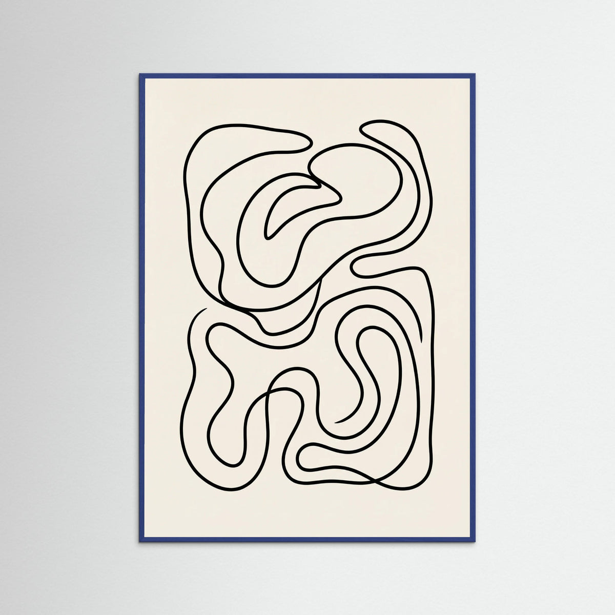 Blue Wood Organic Flow Black