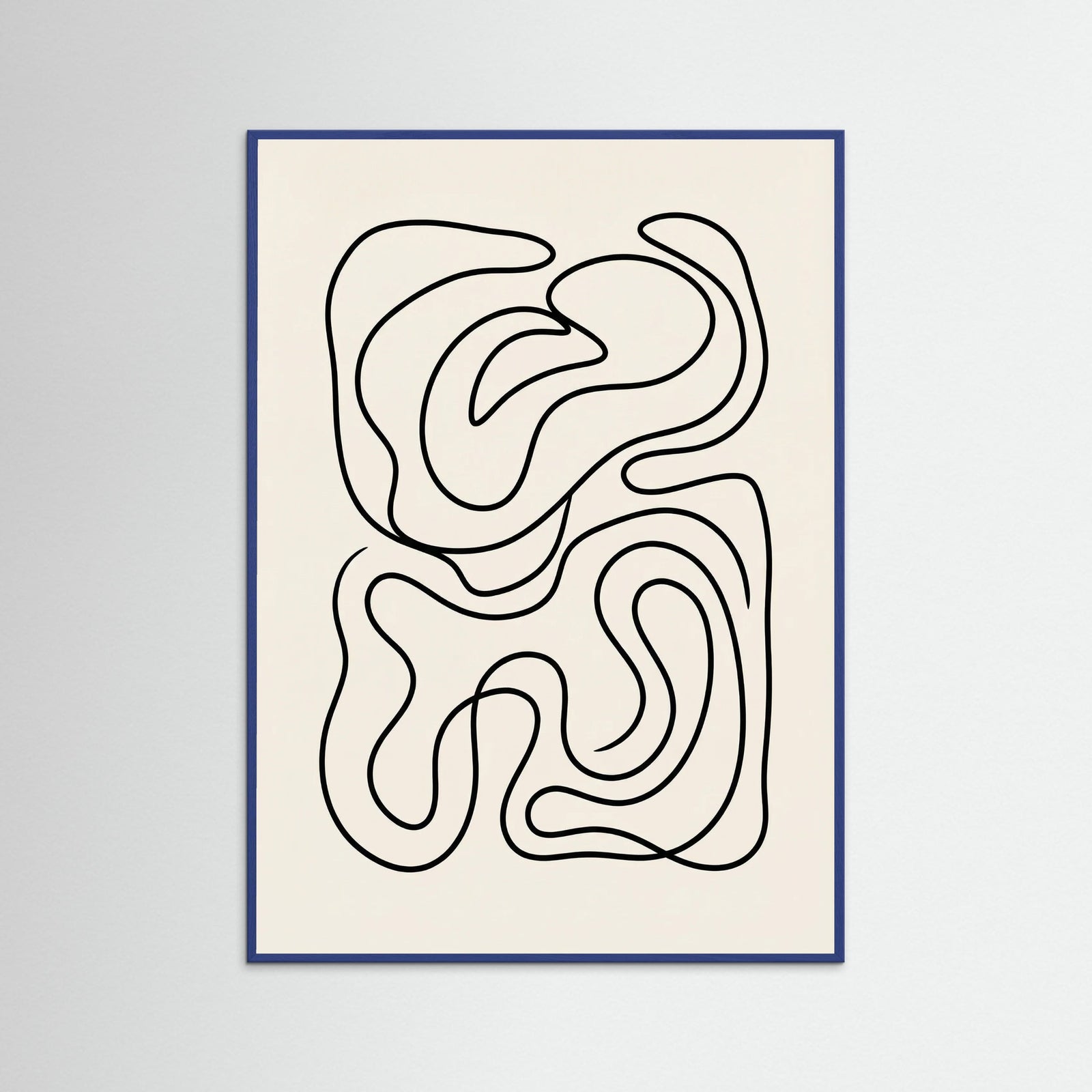 Blue Wood Organic Flow Black