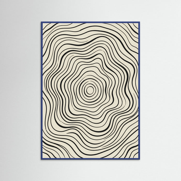 Blue Wood Organic Flow Black