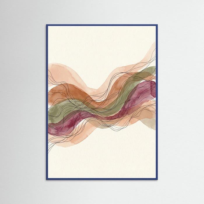 Blue Wood Organic Flow Brown