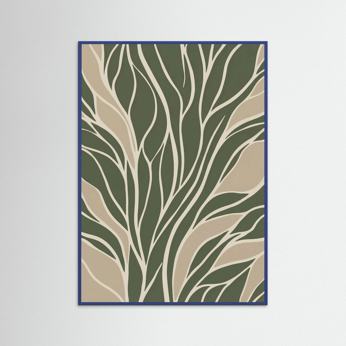 Blue Wood Organic Flow Green