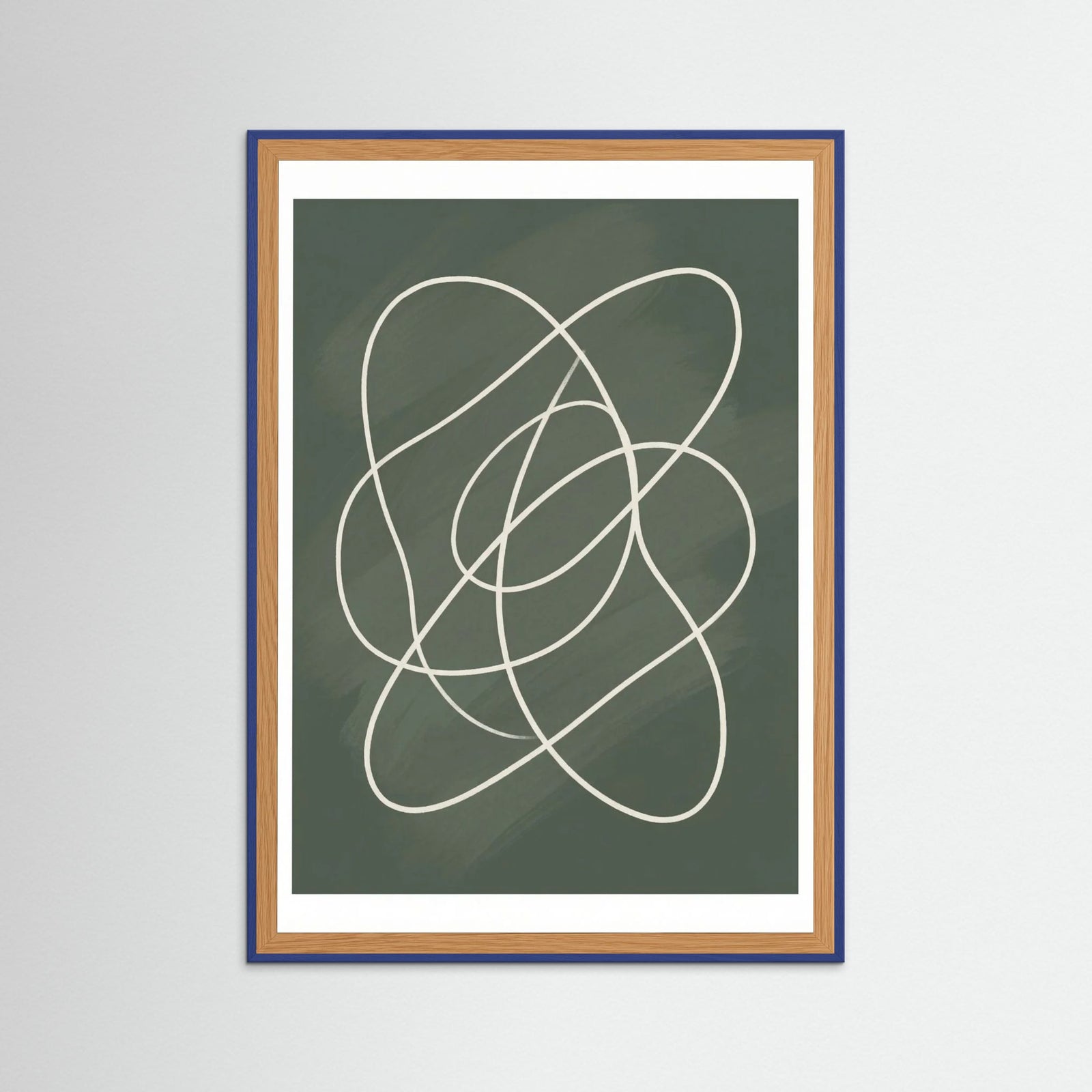 Blue Wood Organic Flow Green