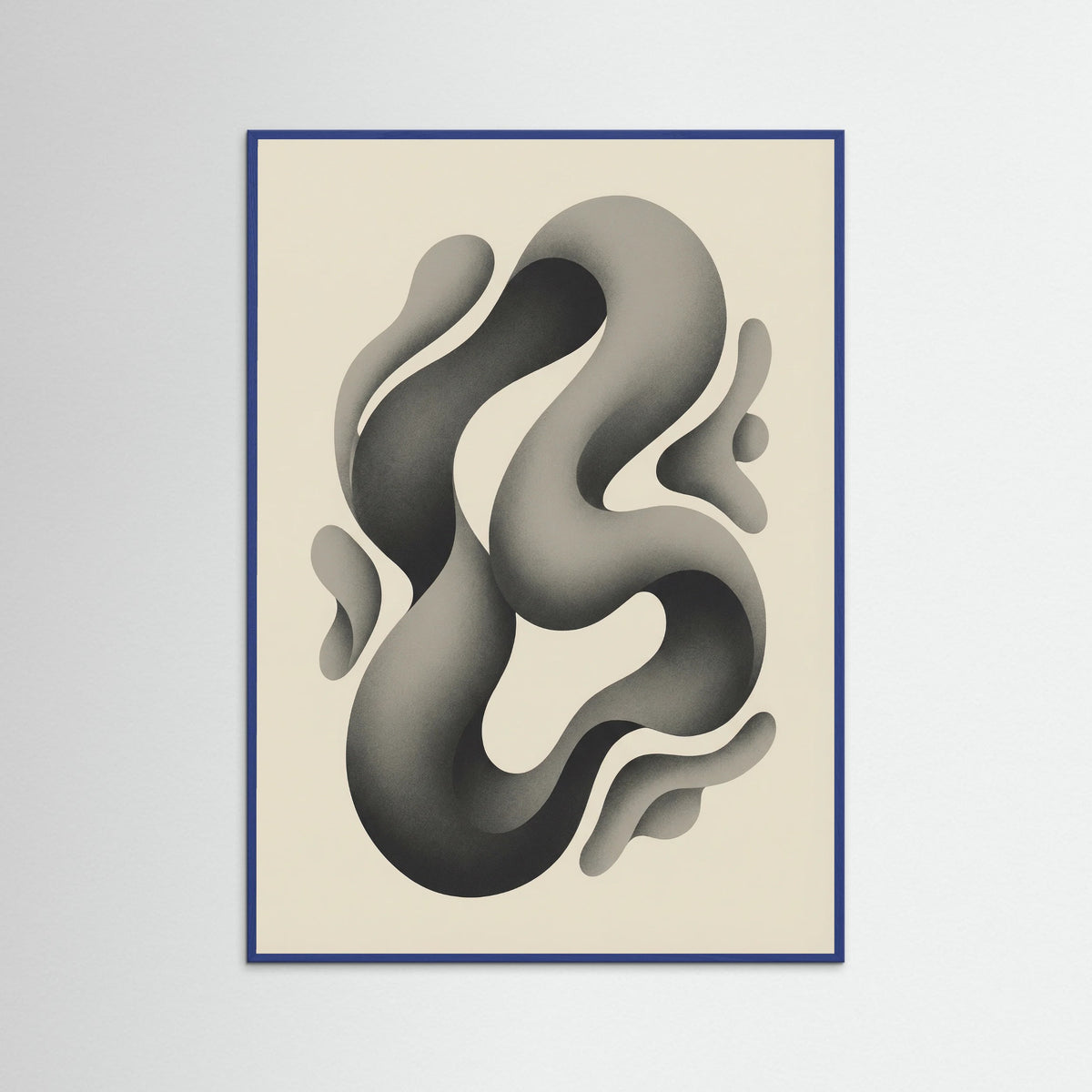 Blue Wood Organic Forms