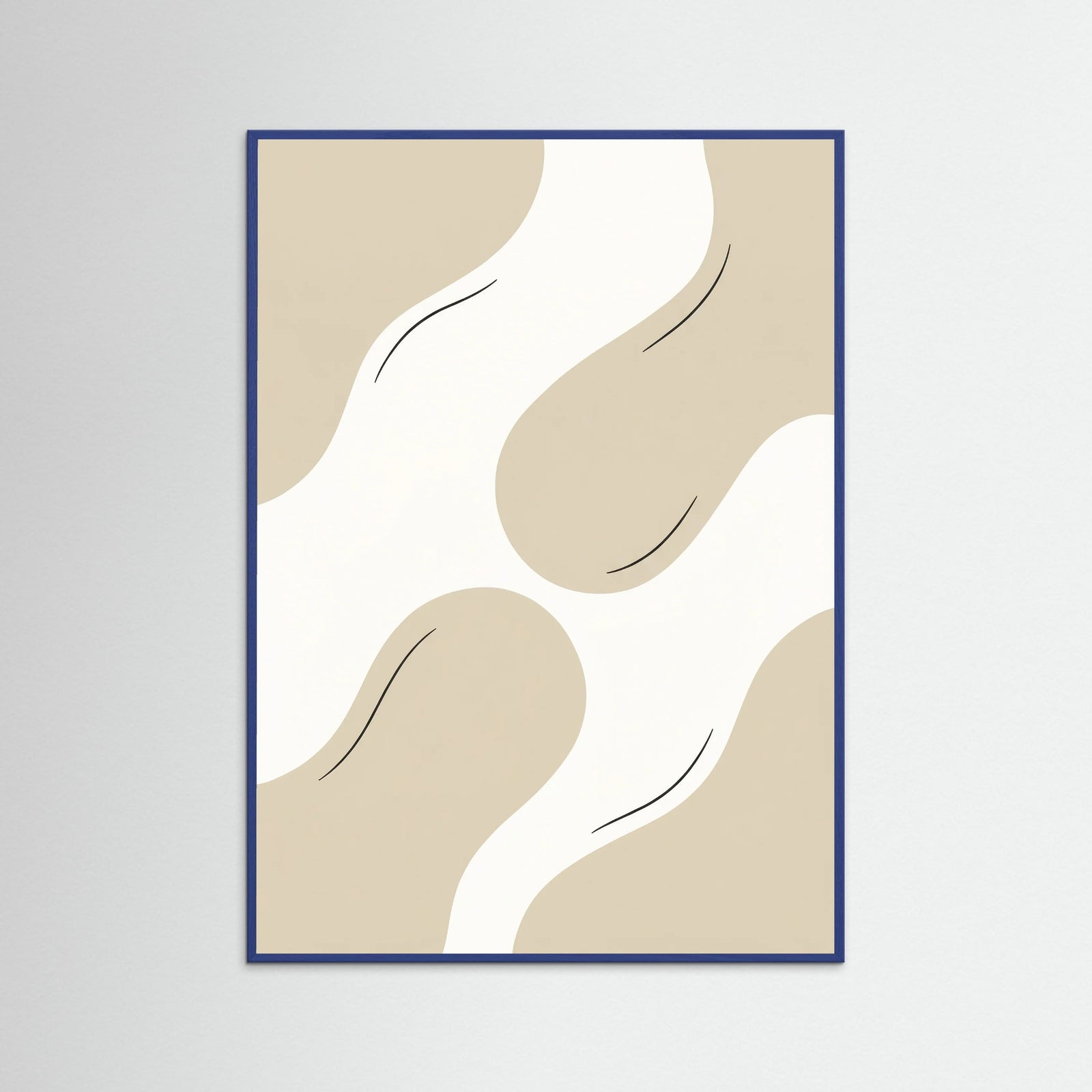 Blue Wood Organic Grid