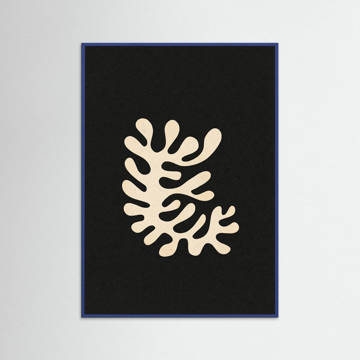Blue Wood Organic Silhouette