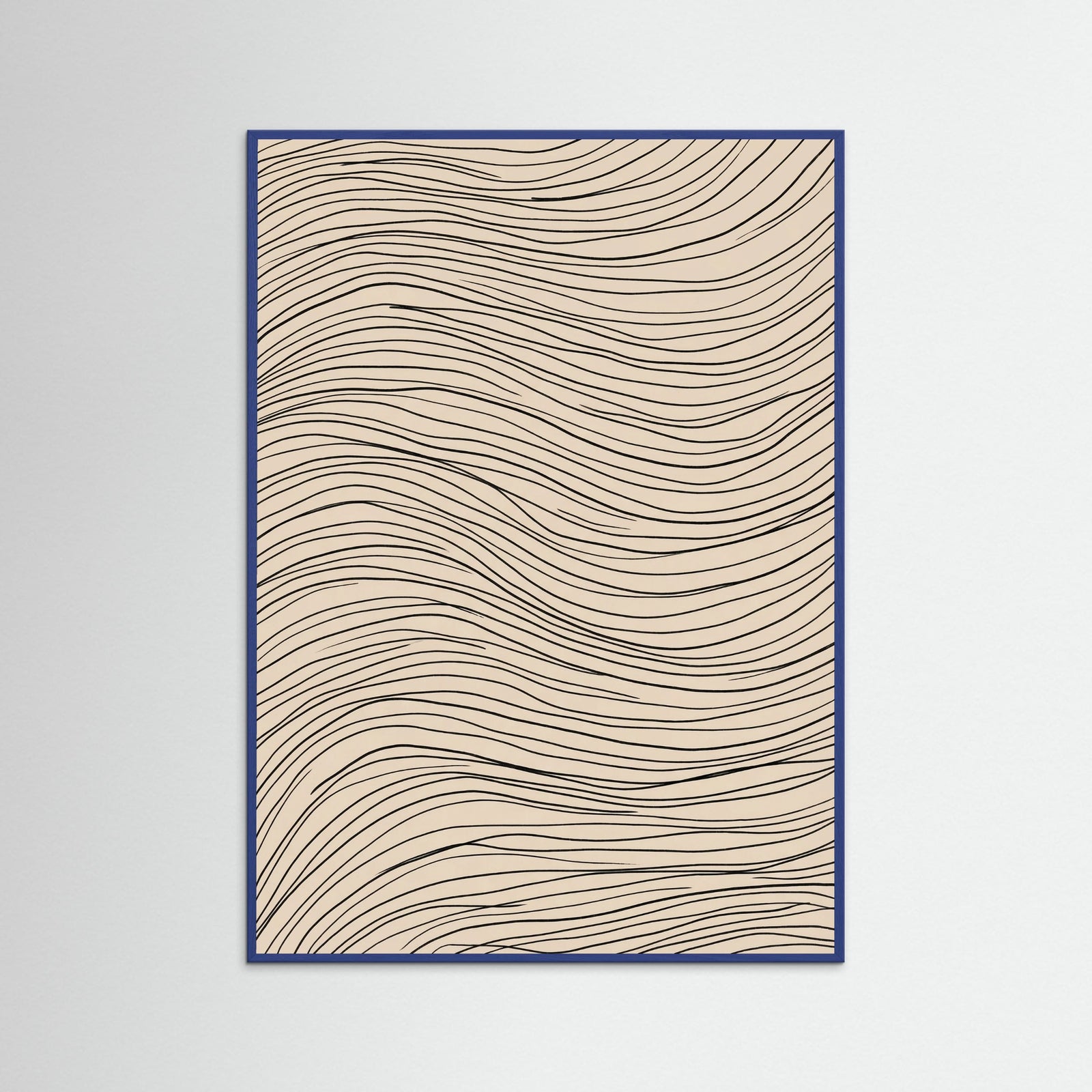Blue Wood Organic Swirl