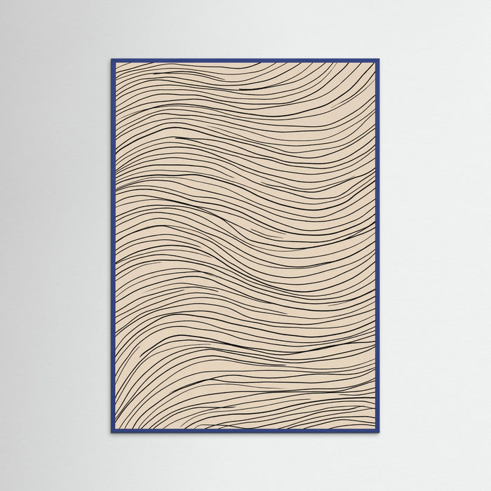 Blue Wood Organic Swirl