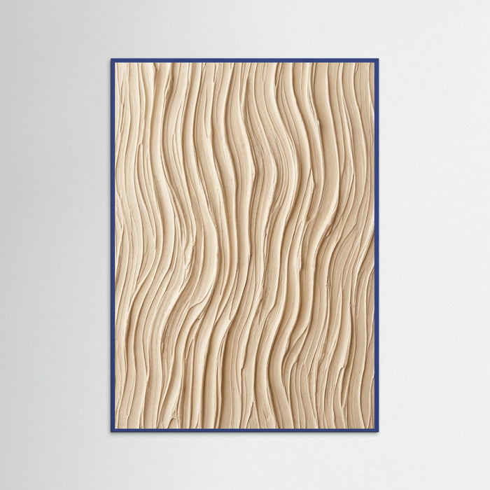 Blue Wood Organic Waves