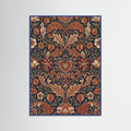 Blue Wood Ornate Foliage