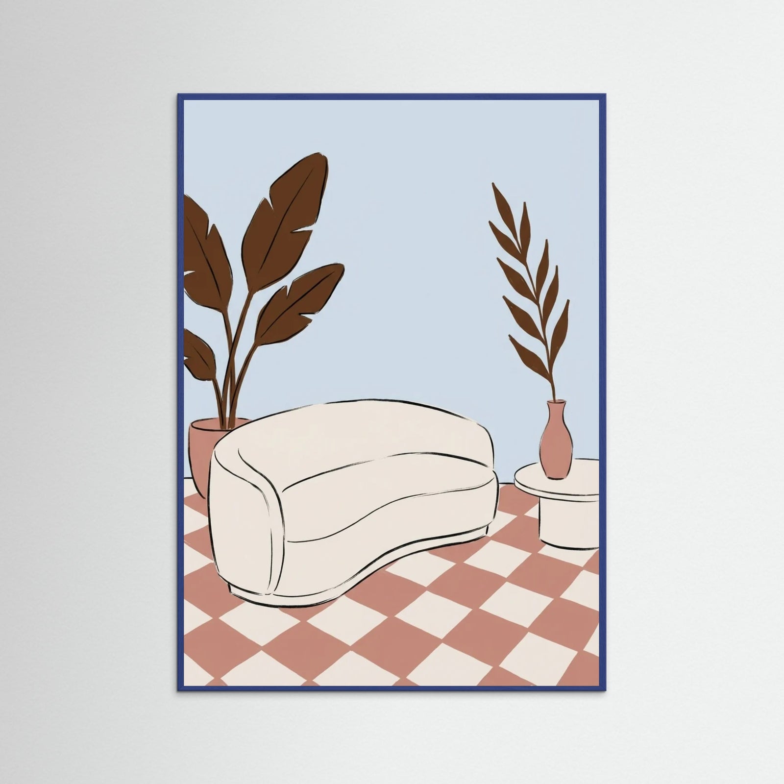 Blue Wood Pale Serenity