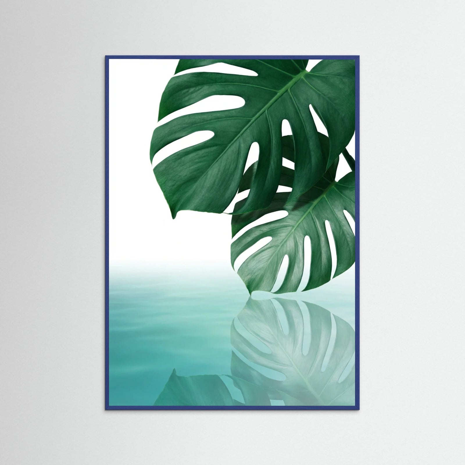 Blue Wood Palm Serenity