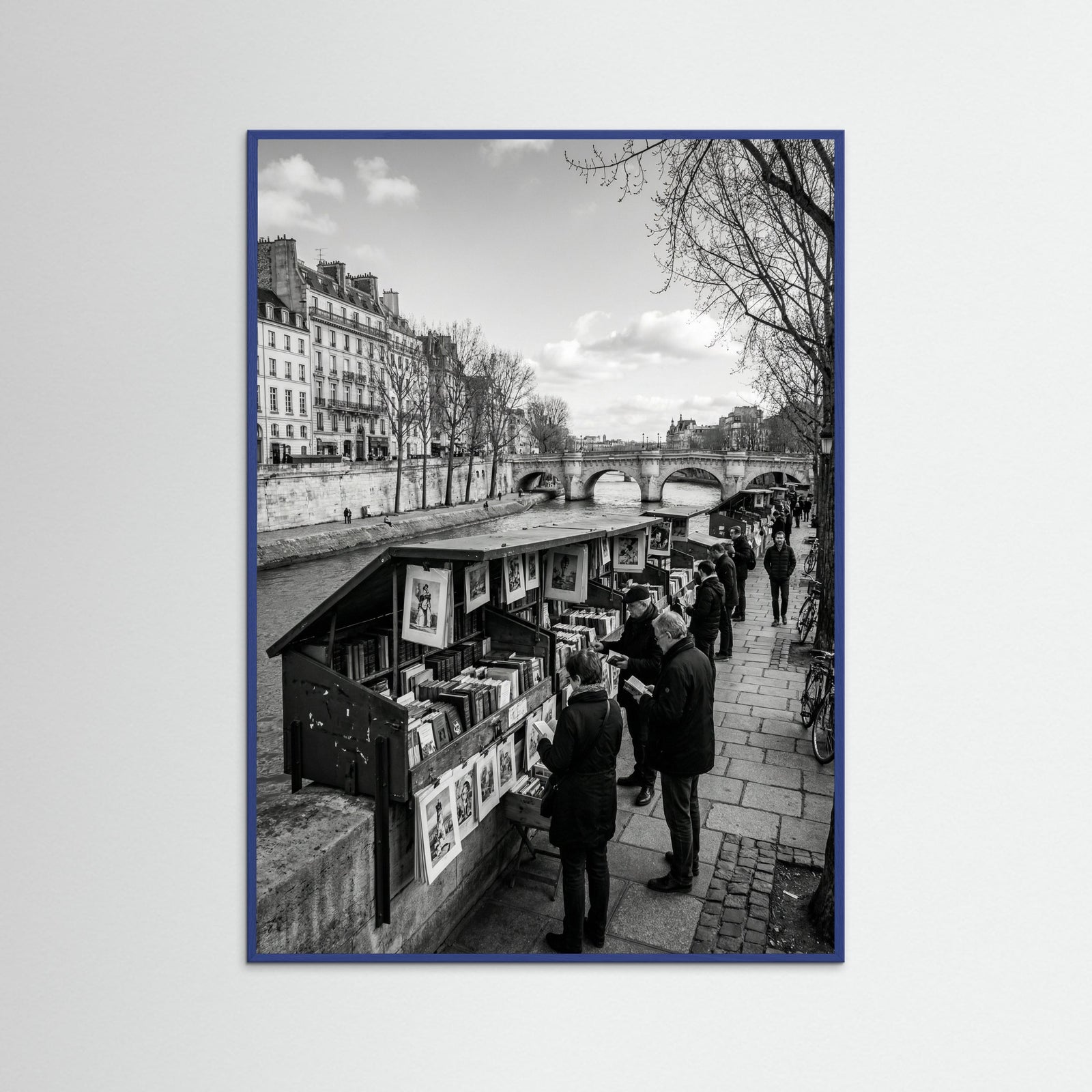 Blue Wood Parisian Cafe Corner
