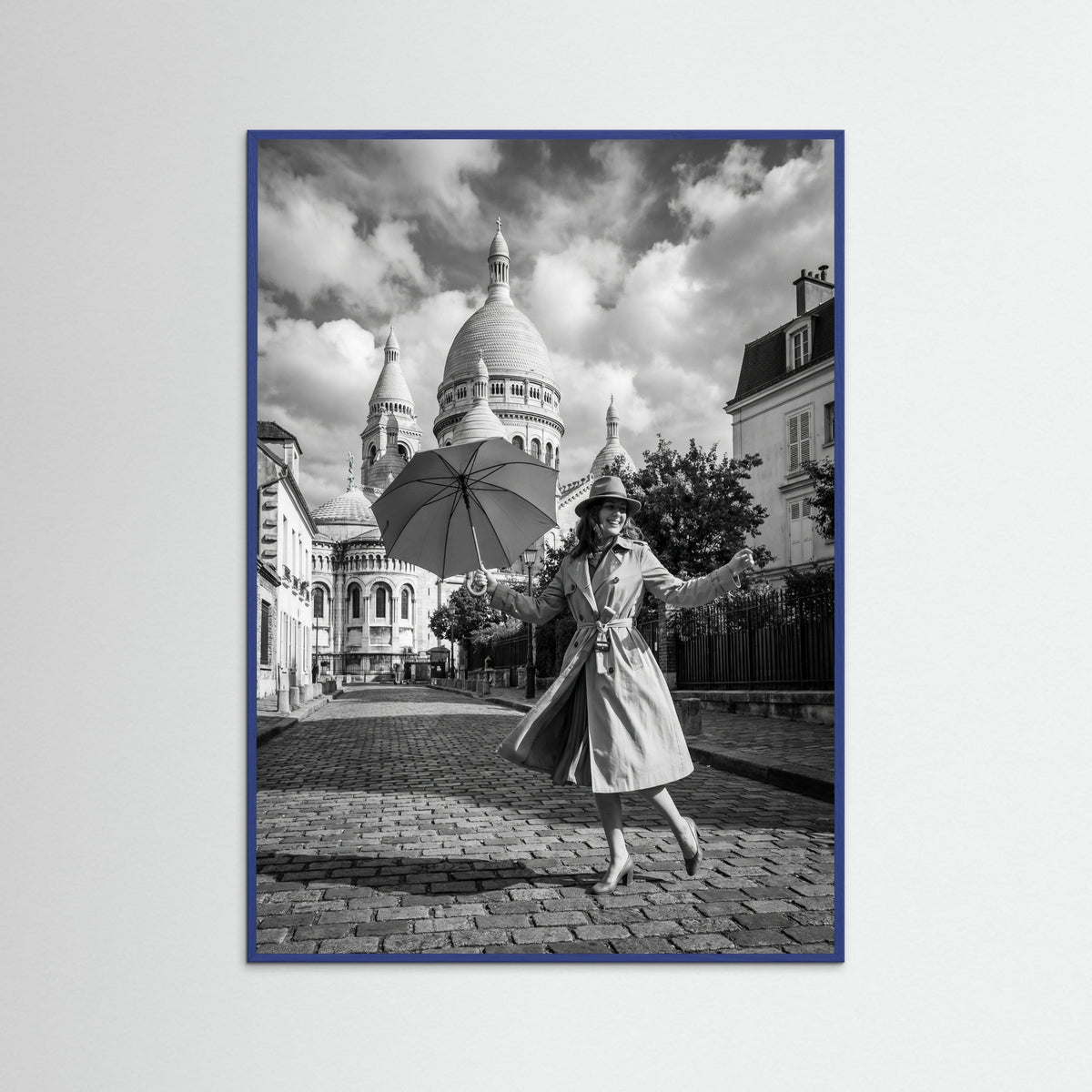 Blue Wood Parisian Whimsy