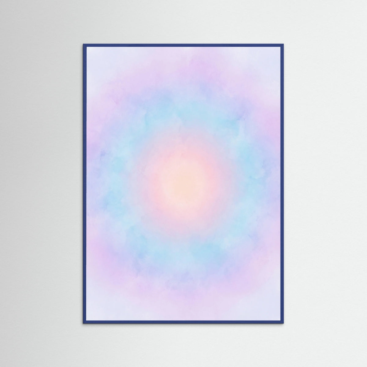 Blue Wood Pastel Gradient Dream