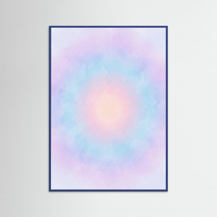 Blue Wood Pastel Gradient Dream