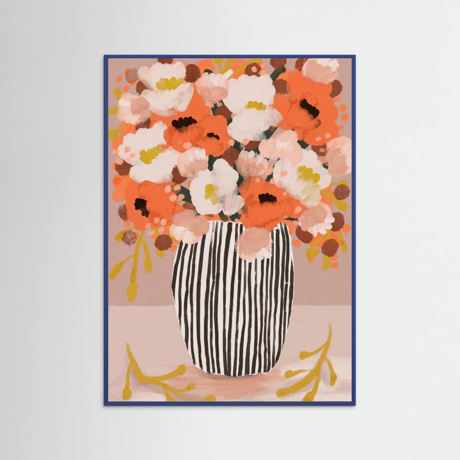 Poster Pastel flowe rimpression no 10 – poster e stampa artistica