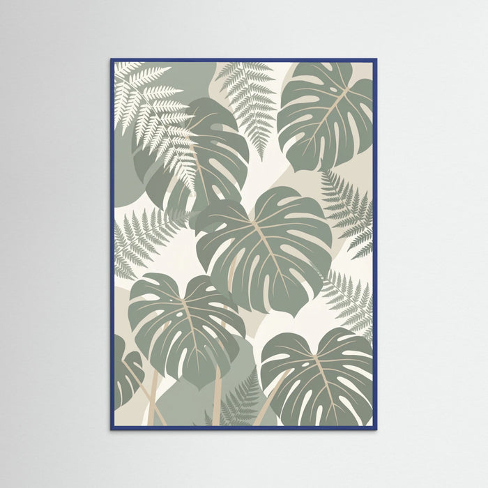 Blue Wood Pattern Bloom