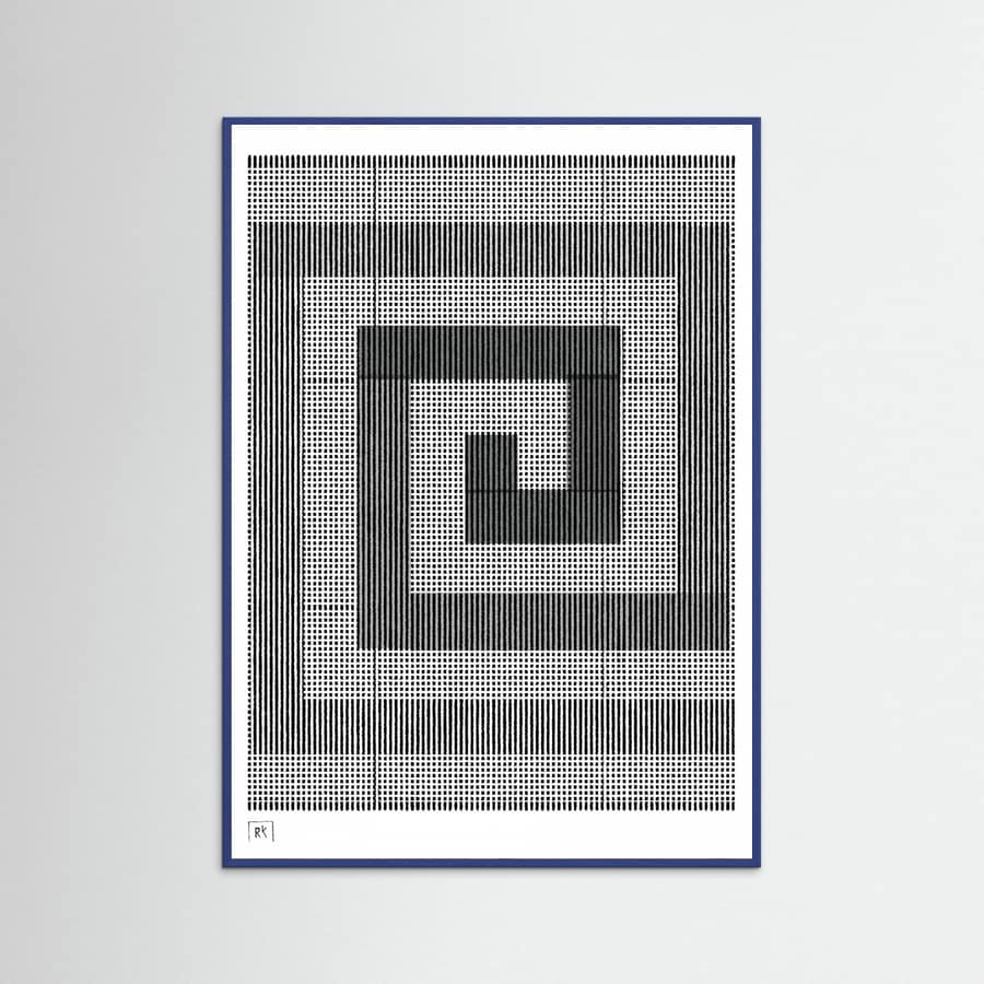 Patterns Fabric Inspired 2b Poster – poster en kunstdruk