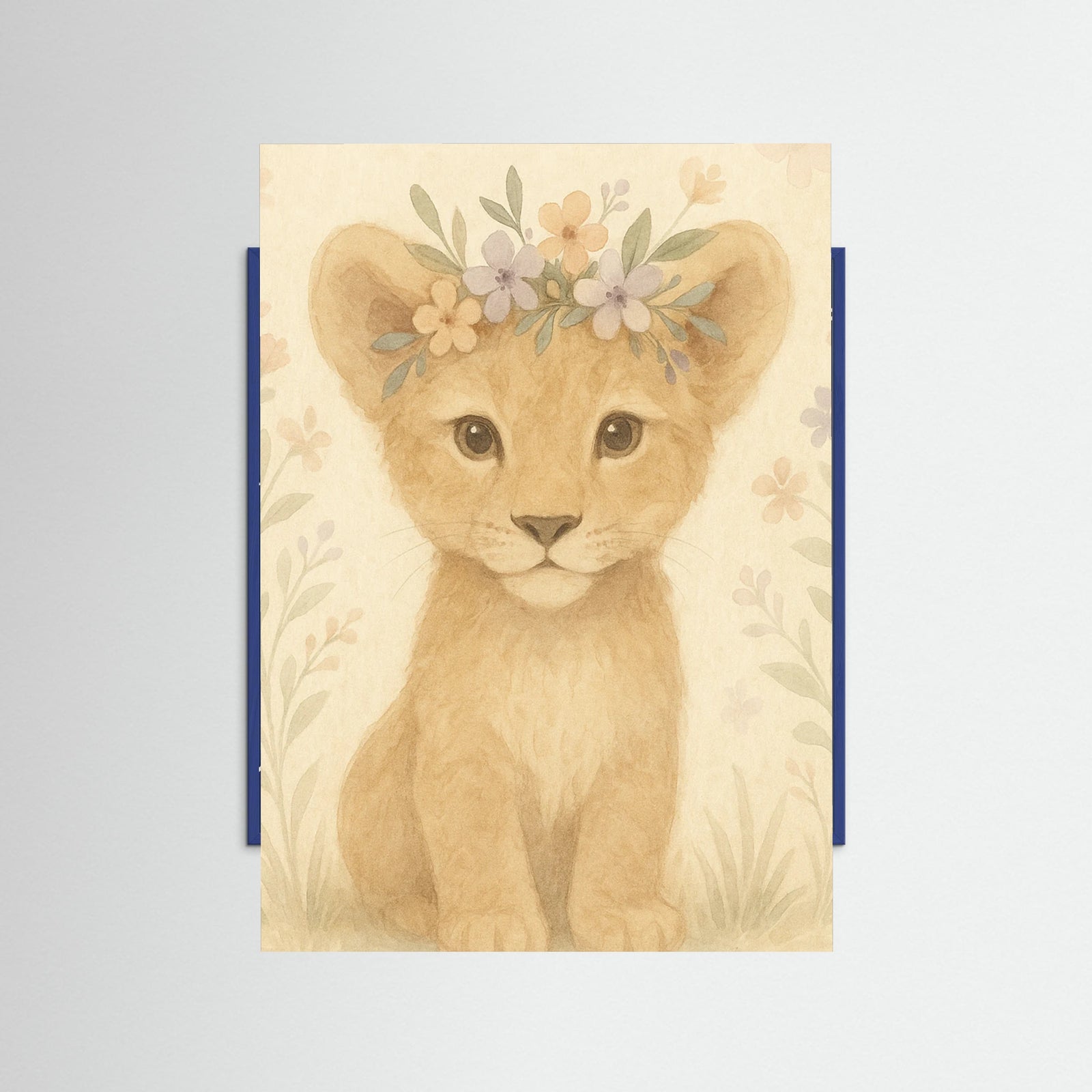 Blue Wood Peaceful Cub