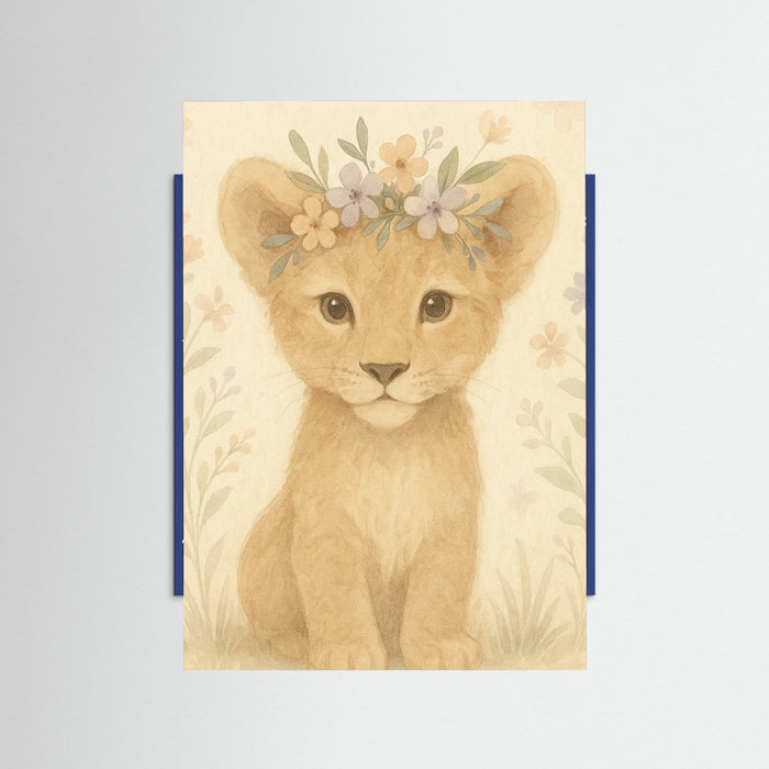 Blue Wood Peaceful Cub