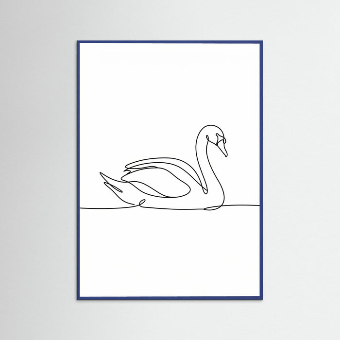 Blue Wood Peaceful Dove Line