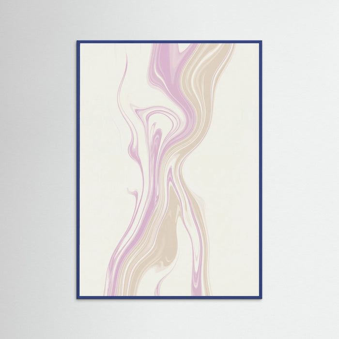 Blue Wood Peaceful Marbling
