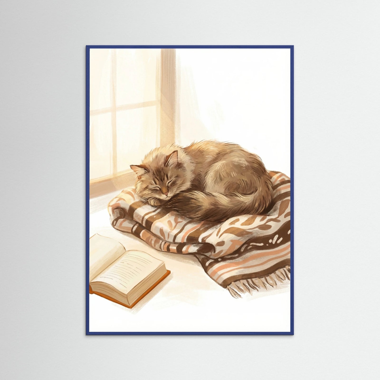 Blue Wood Peaceful Slumber Brown