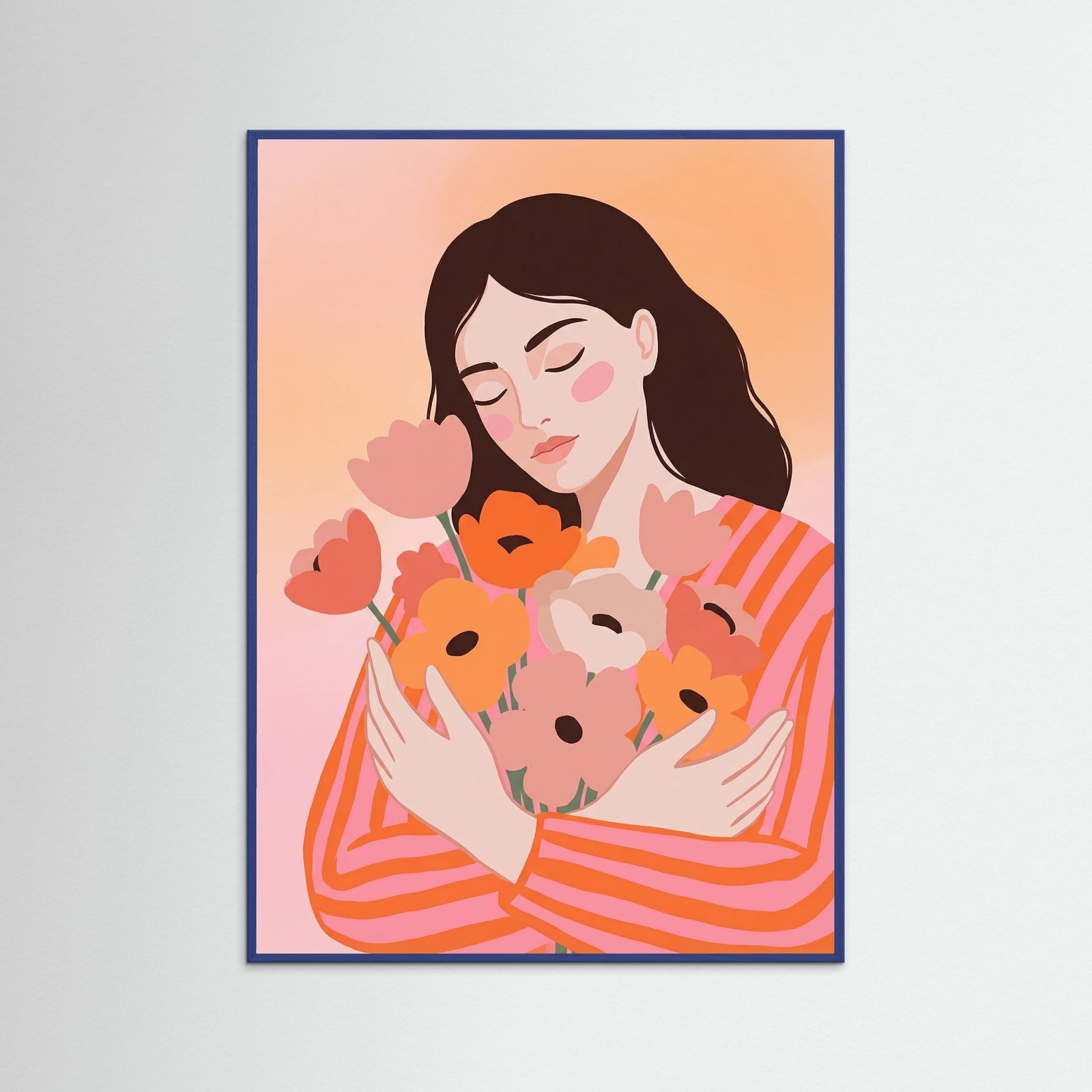 Blue Wood Peaceful Slumber Pink