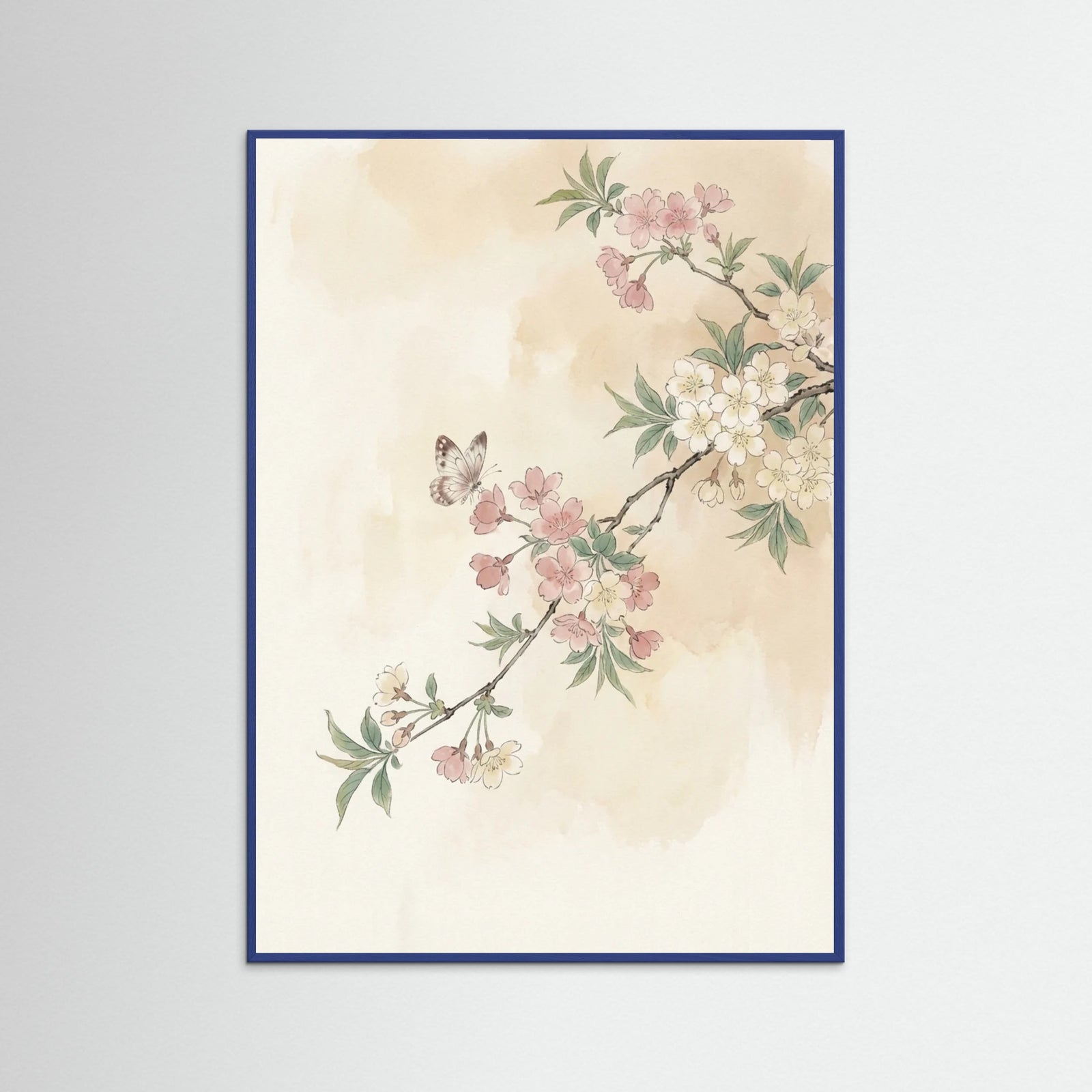 Blue Wood Peonys Whisper