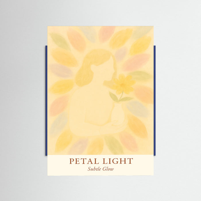 Blue Wood Petal light