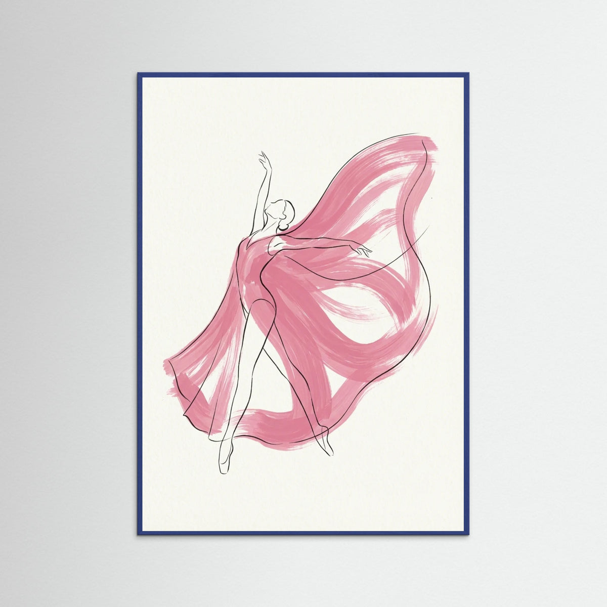 Blue Wood Pink Adieu