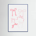 Pink Bows Poster – plakat og kunsttryk