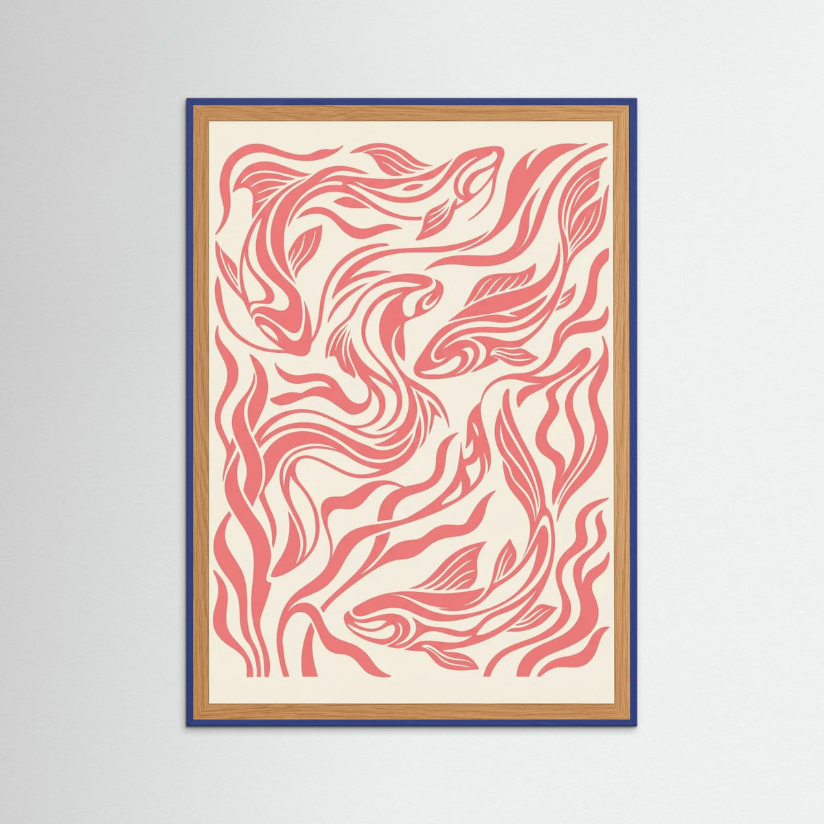 Blue Wood Pink Flight