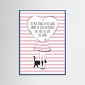 Pink Heart Poster – Poster und Kunstdruck