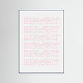 Pink Howdy Poster – plakat og kunsttryk