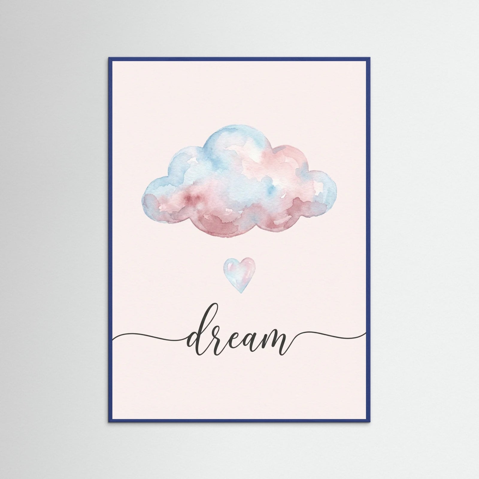 Blue Wood Pink Kindness