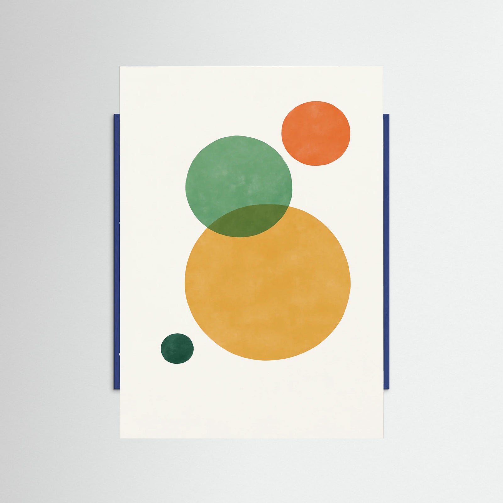 Blue Wood Pink Red Circles 2