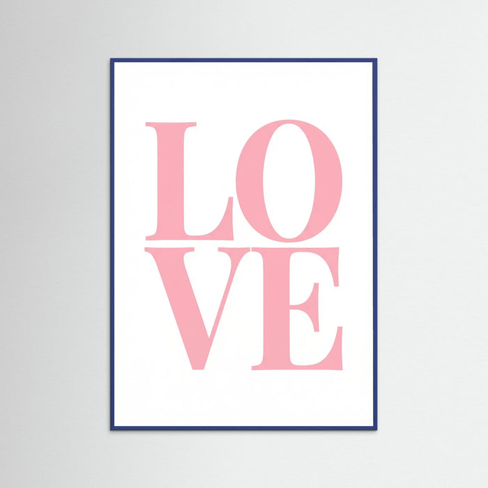 Blue Wood Pink Typography Bliss