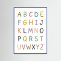 Blue Wood Playful Number Chart