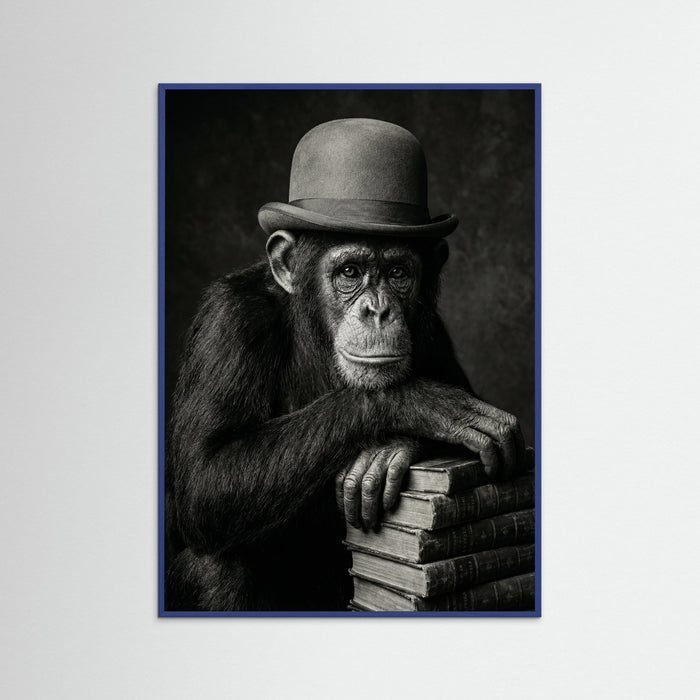Blue Wood Popcorn Primate