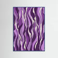 Purple Flame Waves Poster – plakat og kunsttryk