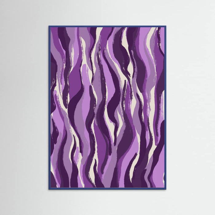 Purple Flame Waves Poster – plakat og kunsttryk