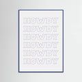 Plakat Purple Howdy – plakat i druk artystyczny