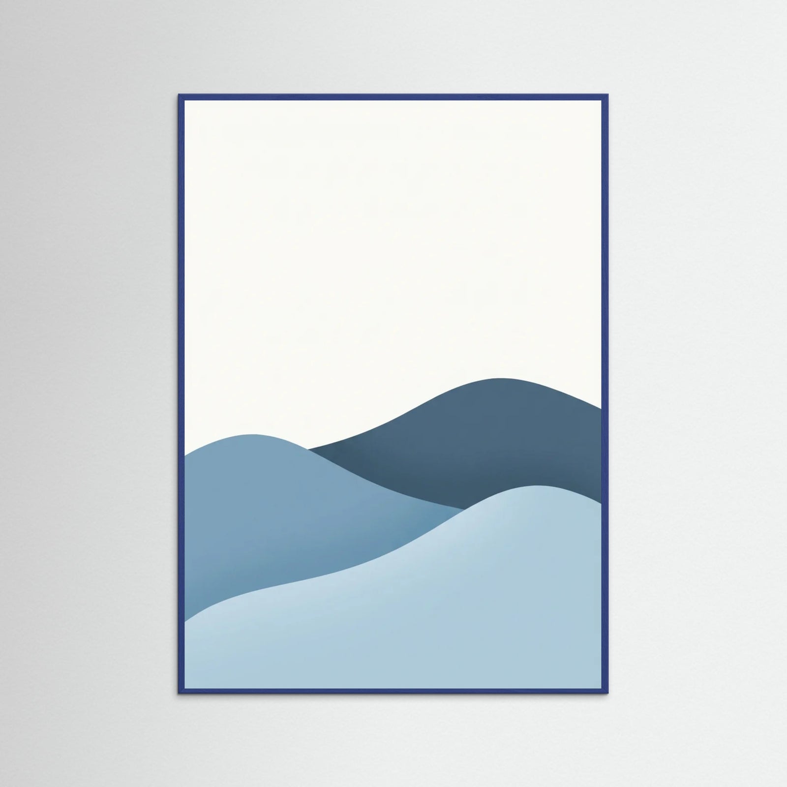 Blue Wood Quiet Coastline