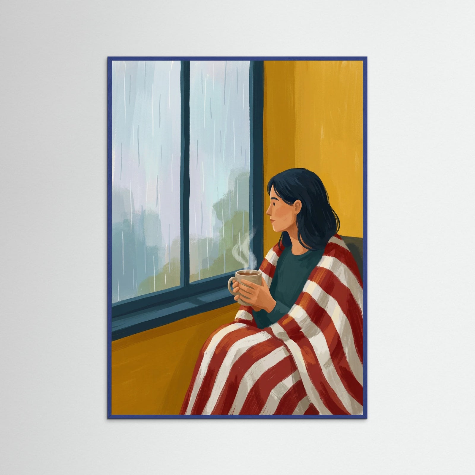 Blue Wood Quiet Comfort