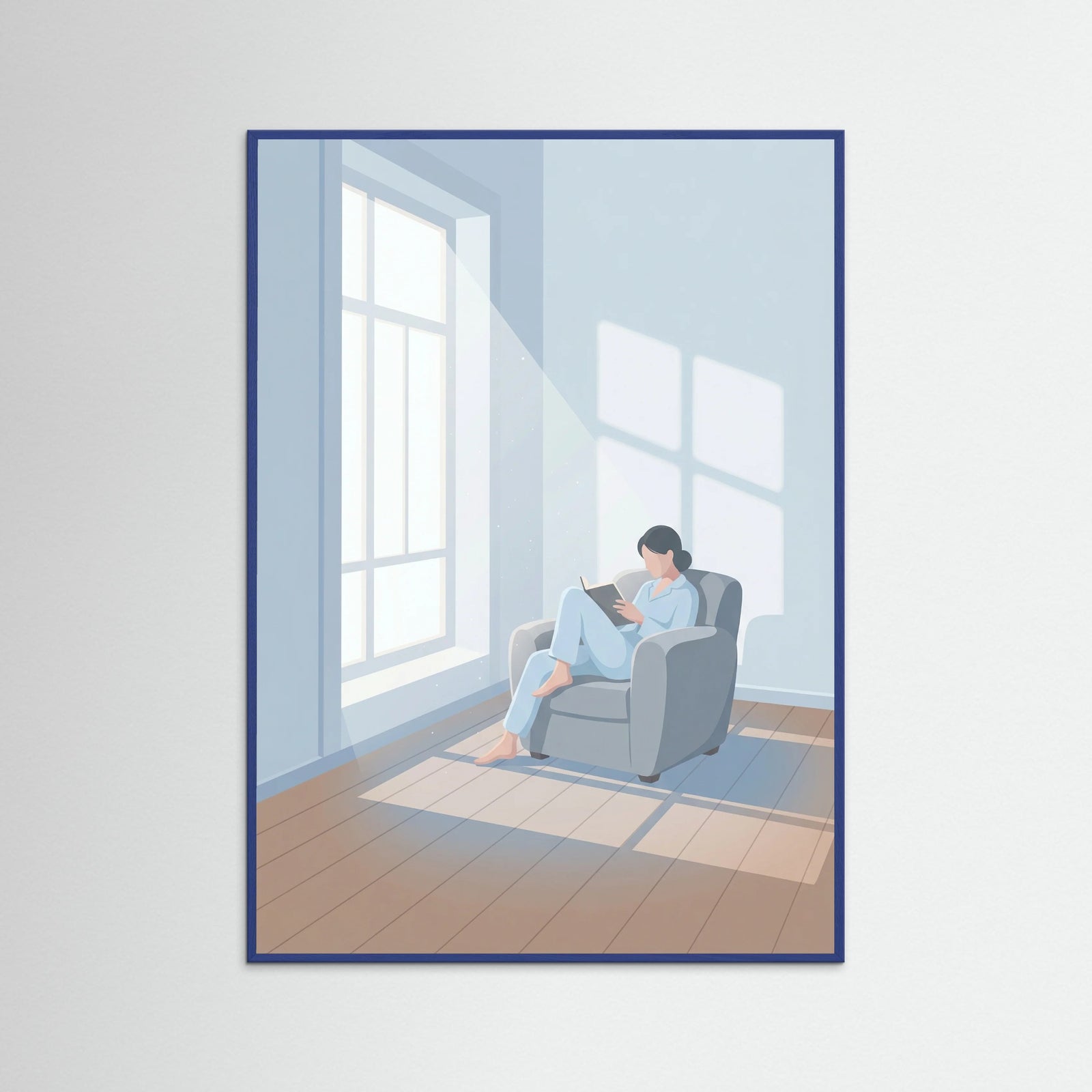 Blue Wood Quiet Comfort