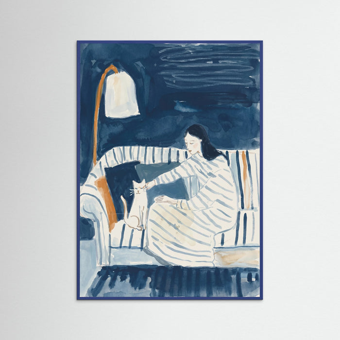 Quiet Companionship Blue – poster e stampa artistica